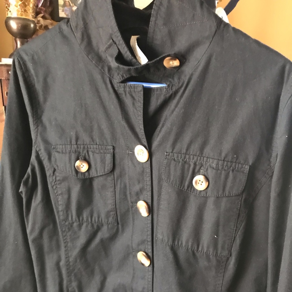 Old Navy Black utility jacket.